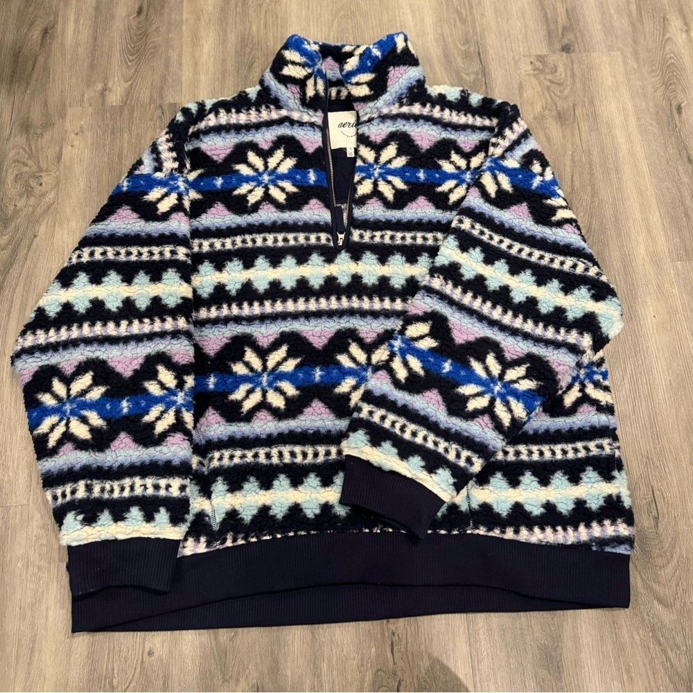 Aerie fleece quarter zip